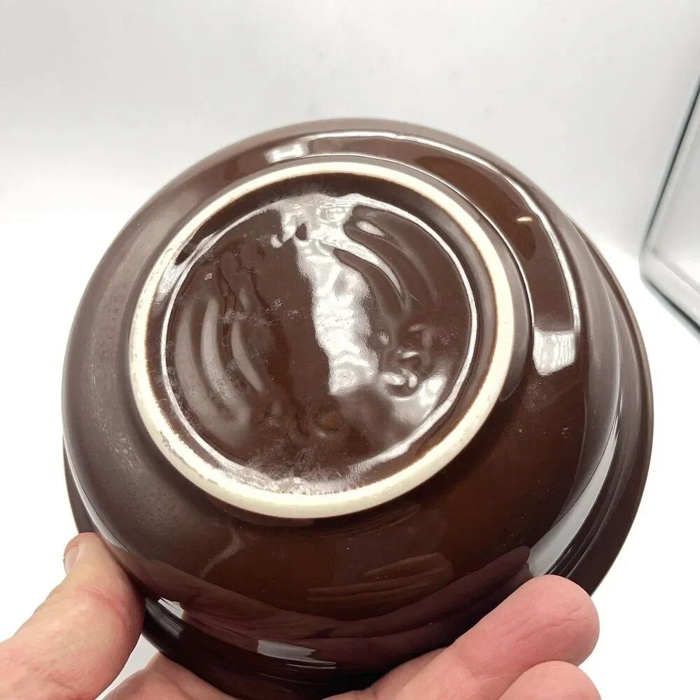 Homer Laughlin Fiesta Coupe Soup Bowl in Retired Chocolate Brown